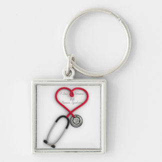 Eu amo alguém com o chaveiro da síndrome de Noonan