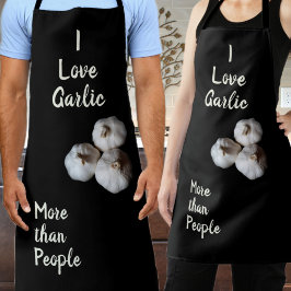 Eu amo alho mais do que Pessoas Diversão Humorísti