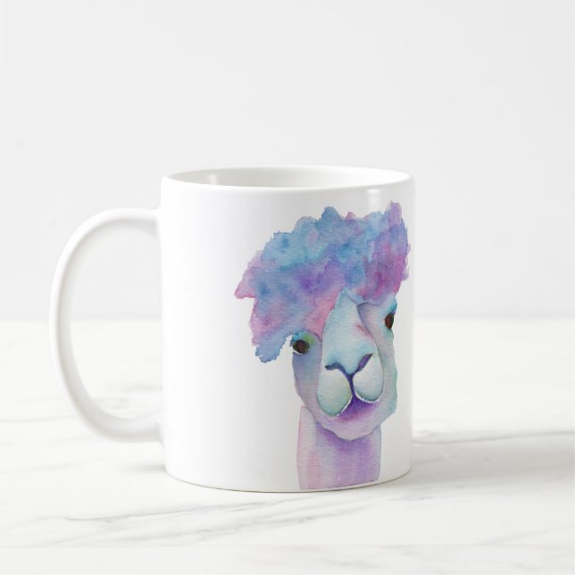 Eu Amo Alpacas e Caneca de Café (Esquerda)