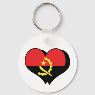 Eu amo Angola Chaveiro