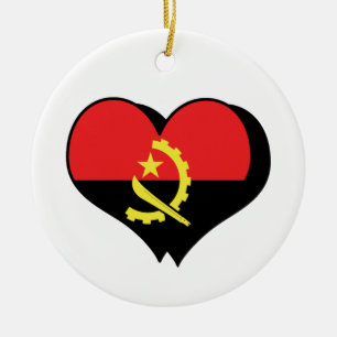 Eu Amo Angola Enfeite
