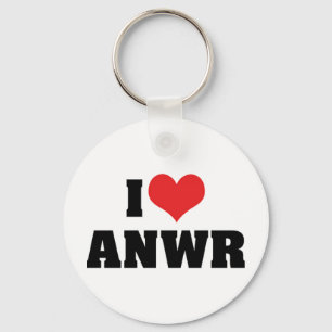 Eu amo ANWR Chaveiro