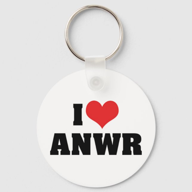 Eu amo ANWR Chaveiro (Frente)