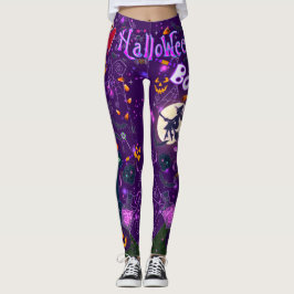 Eu Amo As Leggings Roxais De Bruxas Loucas De Hall