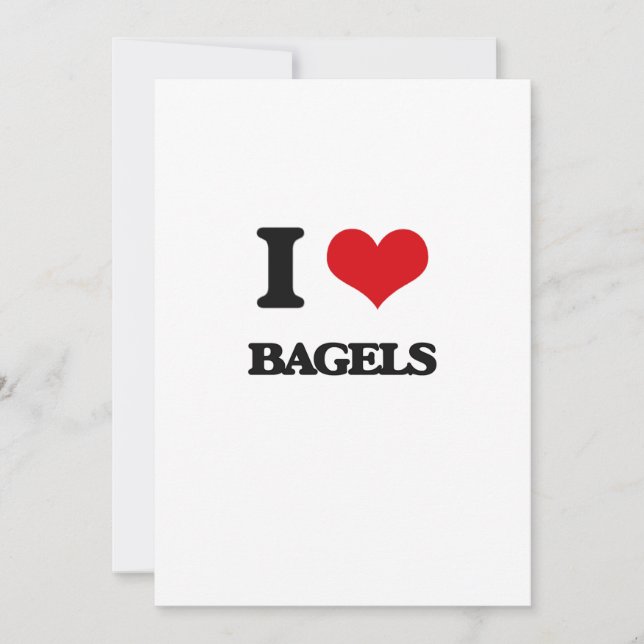 Eu Amo Bagels (Frente)