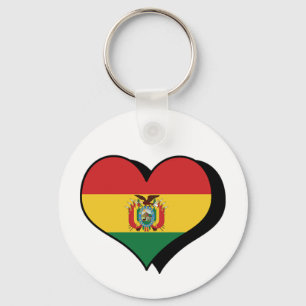 Eu Amo Bolívia Porta-Chaves