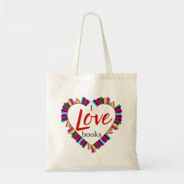 Eu amo bolsa de livros