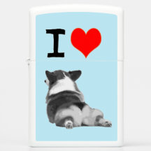 Eu amo bumbuns do Corgi