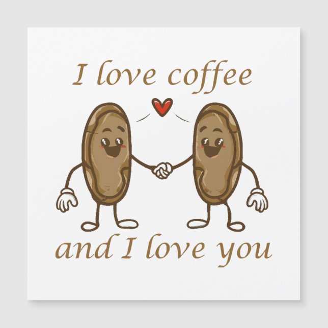 Eu amo café e eu amo você (Frente)