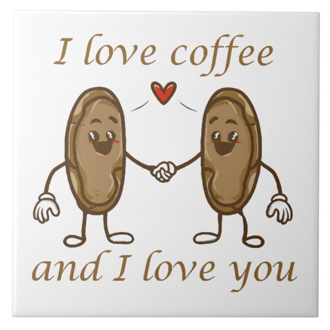 Eu amo café e eu amo você (Frente)