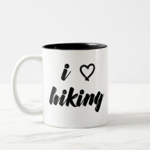 Eu amo caminhar a caneca