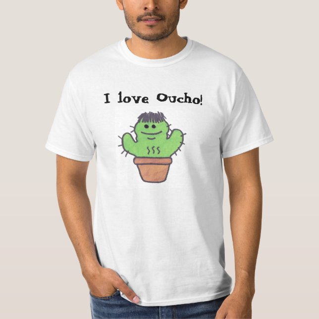 "Eu amo camisa de T de Oucho" (Frente)