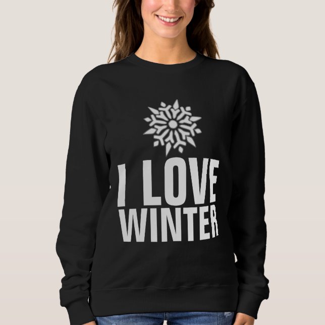EU AMO CAMISAS E SUÉTERS DE INVERNO (Frente)