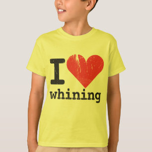 Eu Amo Camiseta de Crianças Choronas