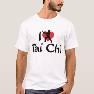 Eu Amo Camiseta de Tai Chi