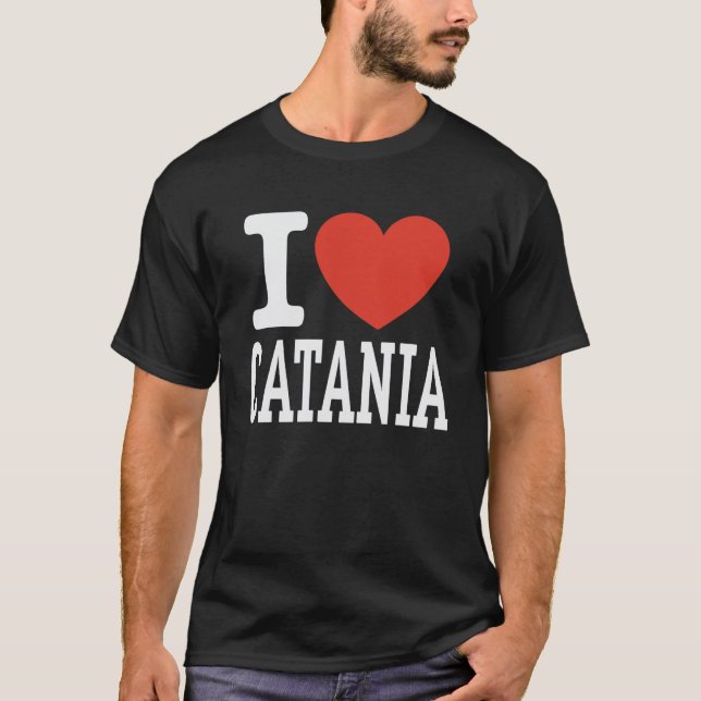 Eu Amo Camiseta Gráfica do Coração da Cidade de Ca (Frente)