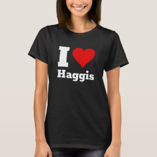 Eu Amo Camiseta Haggis