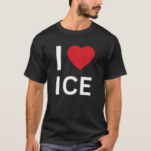 Eu Amo Camiseta ICE Patriótica Conservadora