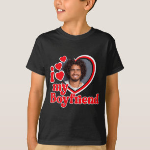 Eu Amo Camiseta Personalizada com Foto do Meu Namo