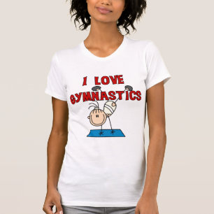 Eu Amo Camisetas e Presentes de Ginástica