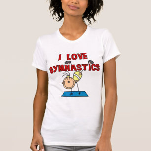 Eu Amo Camisetas e Presentes de Ginástica