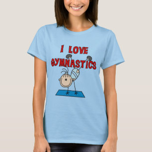 Eu Amo Camisetas e Presentes de Ginástica