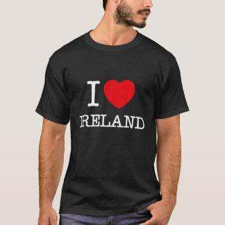 Eu Amo Camisetas Gráficas Novamente Irlandesas