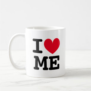 Eu amo caneca de café