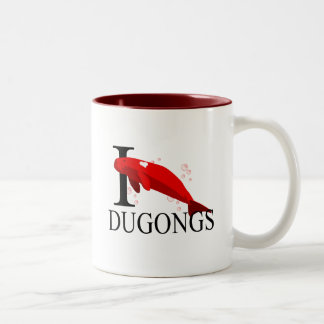Eu amo canecas de Dugongs