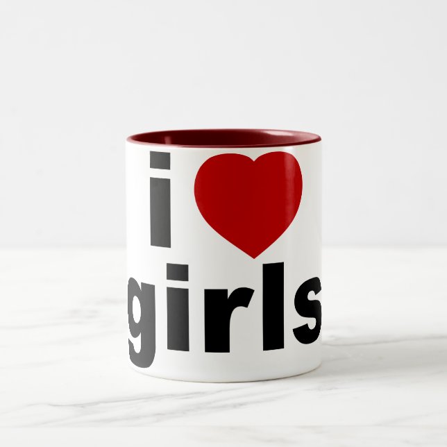 Eu amo canecas e canecas de cerveja das meninas (Centro)