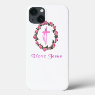Eu amo capas de telefone de Jesus