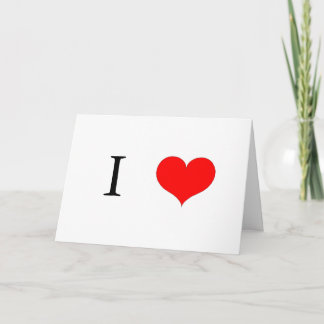 Eu amo... CARTÃO