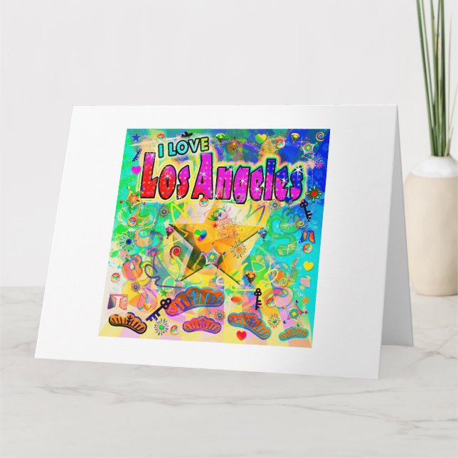 EU AMO Cartão da Era de Los Angeles (Frente)