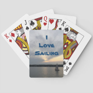 Eu Amo Cartas de Baralho de Navegação