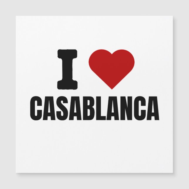 Eu amo Casablanca - Eu amo Casablanca Marrocos (Frente)