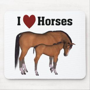Eu Amo Cavalos Mousepad