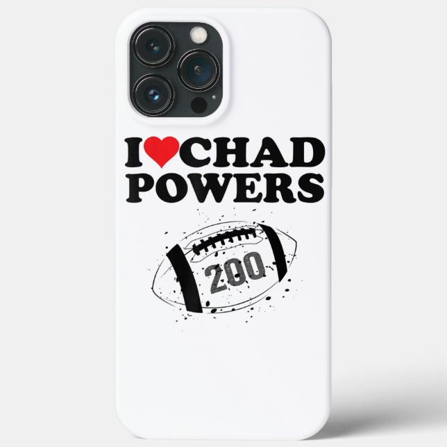 Eu amo Chad Powers 200 Futebol Americano Infiltrad (Verso)