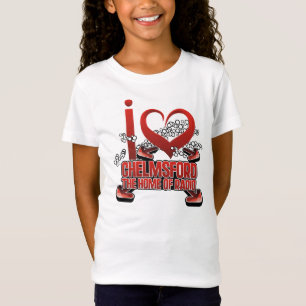Eu amo Chelmsford a casa da camisa de rádio de T
