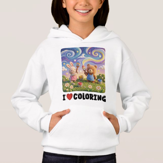 Eu amo colorir  (Frente)