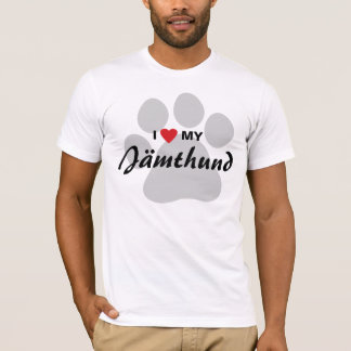 Eu amo (coração) minha camisa dos amantes do cão