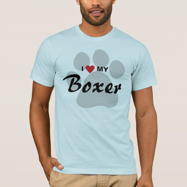 Eu amo (coração) minha camisa dos amantes do cão (Frente)