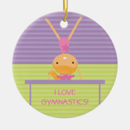 EU AMO enfeites de natal da GINÁSTICA