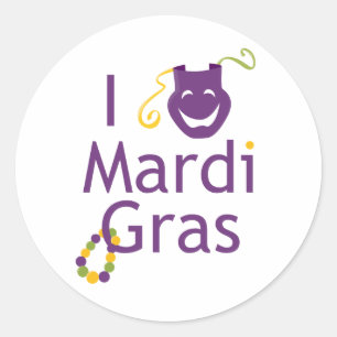 Eu amo etiquetas da parada do carnaval