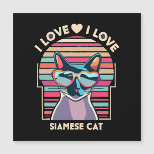 Eu amo gato siamês