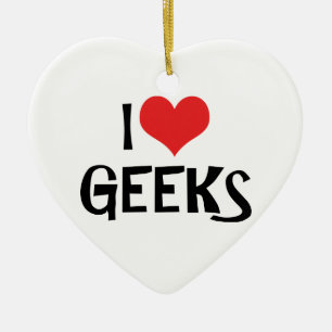 Eu Amo Geeks Enfeite
