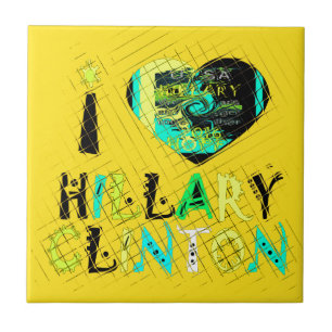 Eu Amo Hillary Clinton: Arte de Expressão Grafite