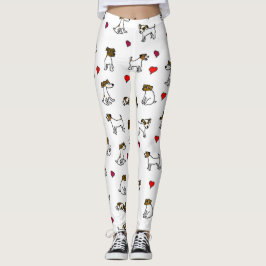 Eu Amo Jack Russell Terrier Leggings