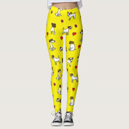 Eu Amo Jack Russell Terrier Leggings
