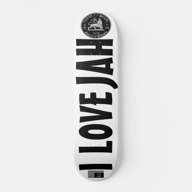 EU AMO  JAH Skateboard (Frente)