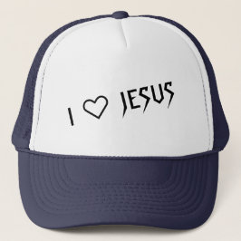 "EU AMO JESUS" BONÉ DE CAMINHONEIRO DA 303TATTOO